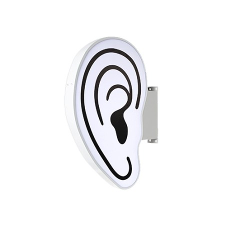 Enseigne drapeau pour audioprothésiste