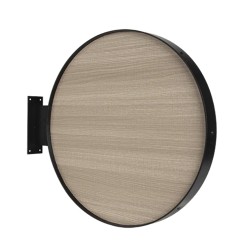 Enseigne drapeau ronde bois...