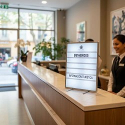 Présentoir A4 lumineux